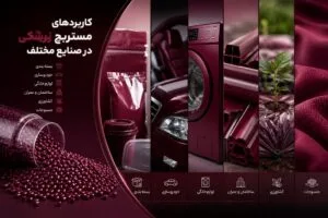 کاربردهای مستربچ زرشکی در صنایع مختلف
