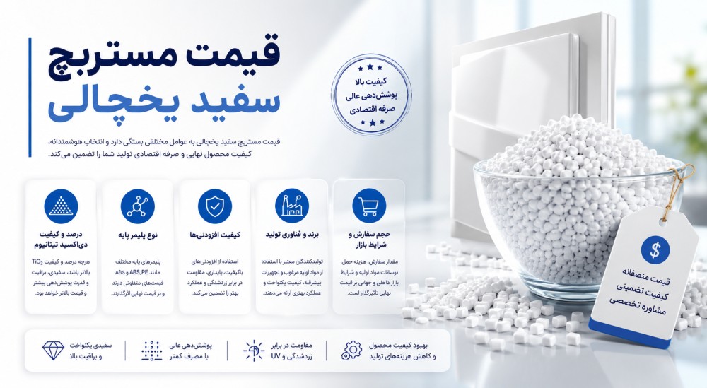 قیمت مستربچ سفید یخچالی