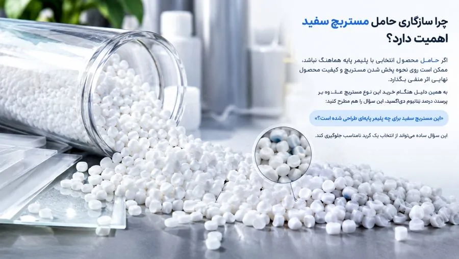 اهمیت سازگاری حامل در مستربچ سفید